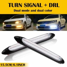 2pcs Flexible White & Yellow