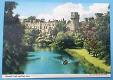 Postcard  Warwick Castle and River Avon  John Hinde  Unposted 