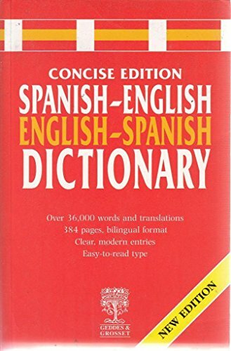 Concise edition spanish - spanish,