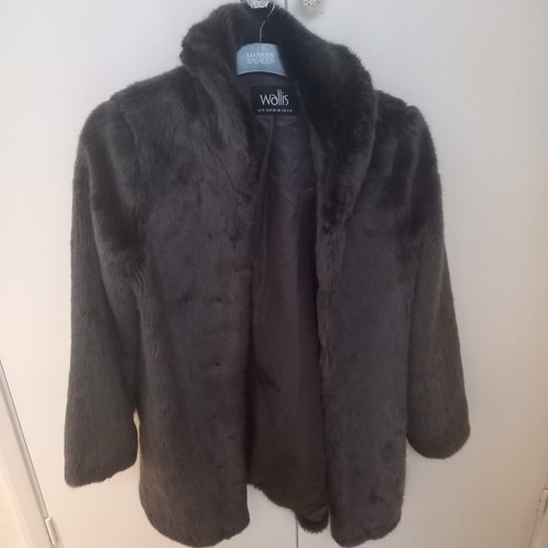 Wallis gray faux - wallis, fur