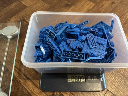 Lego blue bulk lot - bulk, &