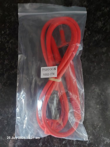 Megger red sp5 - megger, lead