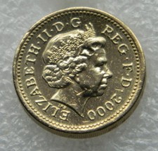 2000 WELSH DRAGON £1 ONE