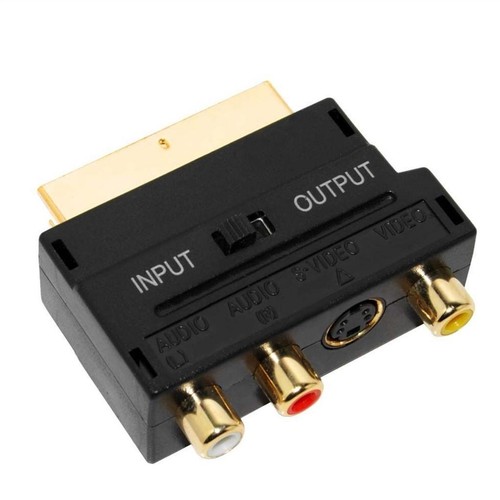 Scart rca phono - to,