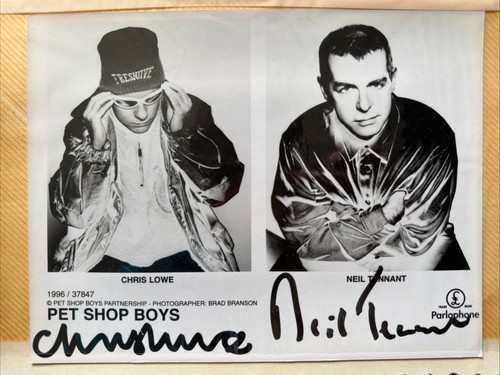 Pet shop boys hand - shop, signed