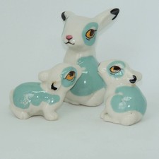 Wade Happy Families - Happy Family Rabbits - 1st Issue - (Rare Turquoise)