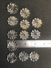 Glass chandelier rosette flower Marie Theresa chandelier parts Job Lot Bundle