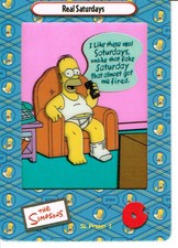 SIMPSONS FILM CARDZ SERIES 2 PROMO CEL CARD P1