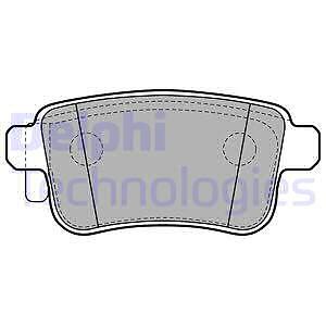 Lp2126 delphi brake - lp2126, pad