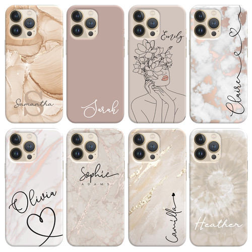 Personalised beige marble - personalised,