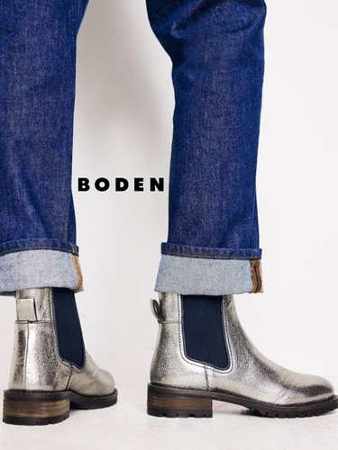 Women boden boots silver - women,