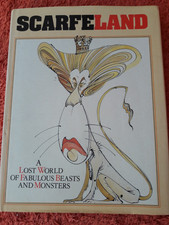SIGNED GERALD SCARFE BOOK "SCARFELAND" (HB & 1st ED)