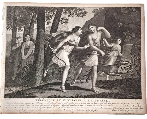 Antique french engraving - antique,