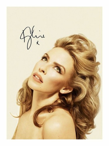 Kylie minogue autograph signed - kylie,