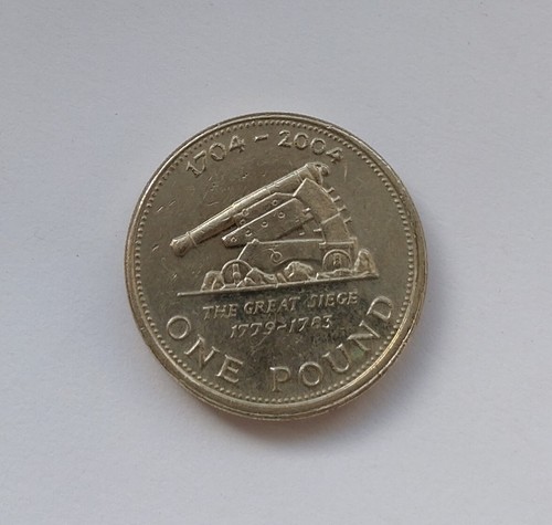2004 gibraltar one - £1, pound