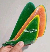 Vintage Chapter Surfboard Twin Fins 1980s Retro Surf UK Surf Rare Box Type  4.75