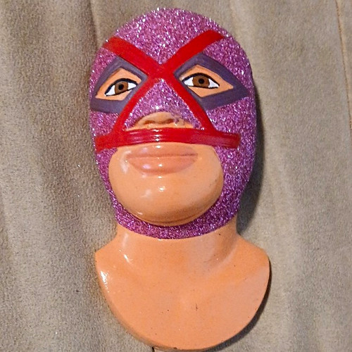 Wrestling mask wall - wrestling,