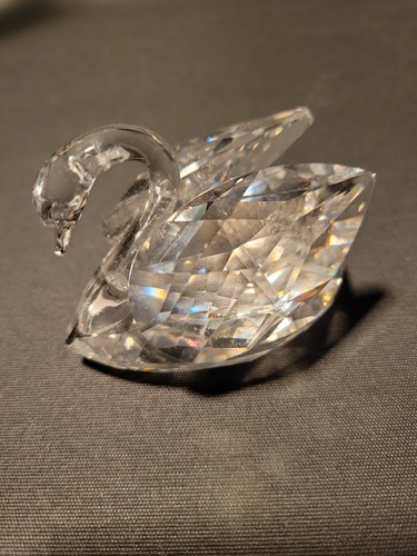 Swarovski crystal swan medium - crystal,