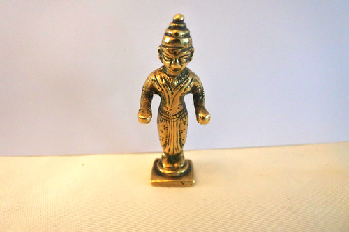 Vintage indian brass goddess - vintage,