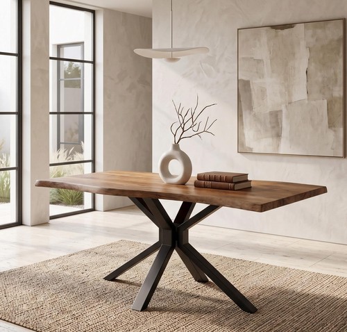 Rustic brown wood effect wavy - rustic,
