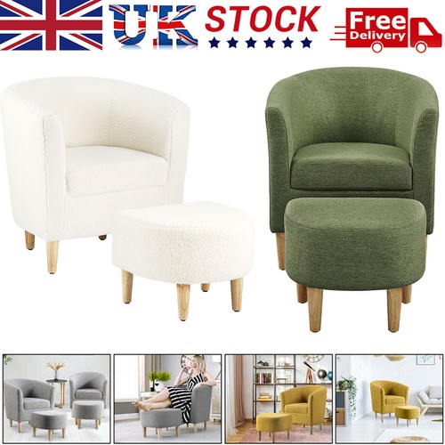 Accent armchair with ottoman - accent,