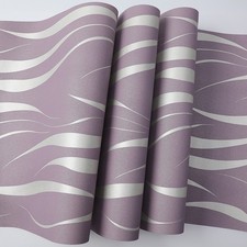 Wave Striped Embossed Wallpaper 3D Non-Woven Fabric Livingroom.Wallpaper 1-6Roll