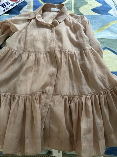 Jonathan simhkai beige - beige, dress