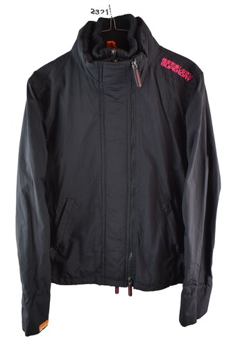 Superdry black windcheater - black,