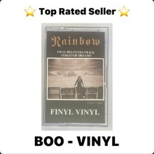 Rainbow "Finyl Vinyl" Cassette Tape 1986 - Classic Rock Album With Bonus Track