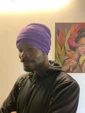purple Rasta Turban pan Africa