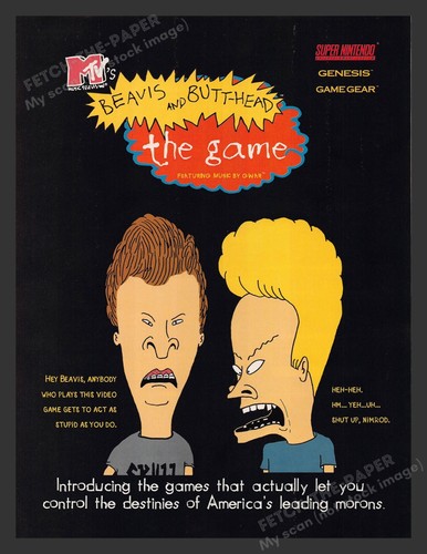 Beavis and butt head - the, game