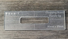 acrylic handle router template( woodcraft, chopping board)