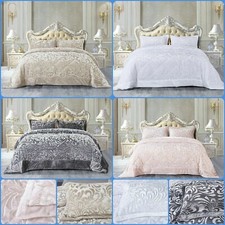 Embossed Velvet Bedspread