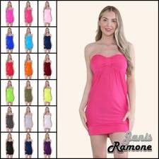 Womens Strapless Boobtube Top