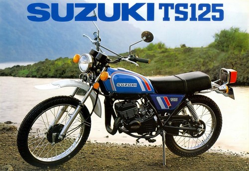 Suzuki ts125 trials motorcycle - suzuki,
