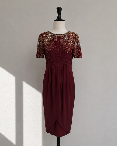 Virgos lounge burgundy sequin - burgundy,