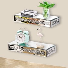 1/2Pcs Silver Mirrored