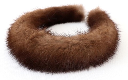 Mink hairband fur neck - mink,