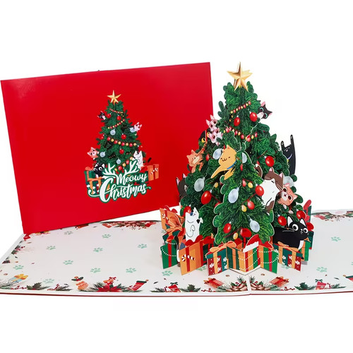 Pop christmas tree with - pop-up,