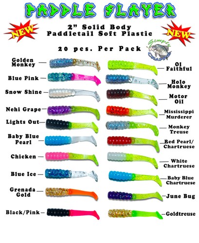 Paddle slayer solid - (20pc.),