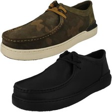 Mens Clarks Moccasin Detailed