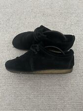 Clarks Originals Ashton Suede Shoe - Black - UK 9 - Damaged 