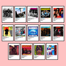 RAMONES BAND ALBUM POSTER