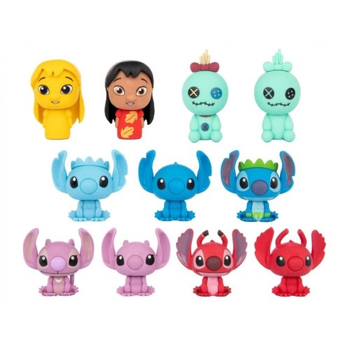 Stitch puzzle palz eraser - stitch, 3d