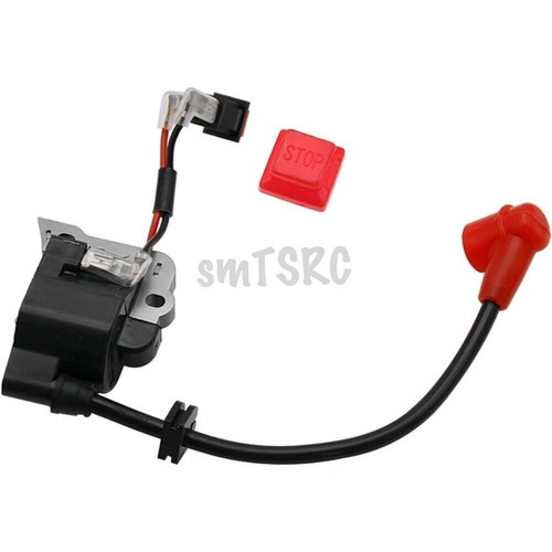 Engine ignition coil with - coil, stop