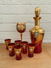 Vintage Murano Wine Glasses