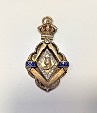 Antique Solid Silver Queen Victoria Diamond Jubilee Masonic Medal 23.6g J44 P952