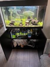 Fish Tank and Cabinet Set with Accessories and Filter