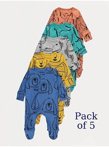 Pack zip sleepsuits 3 - 5,