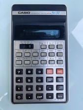 Vintage CASIO FX-31 Scientific Calculator Made In JAPAN 1978